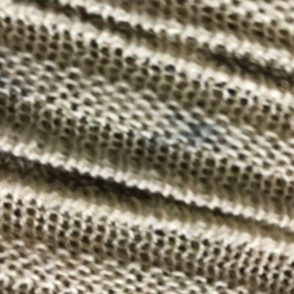 Nie + Zoe Large Khaki Cardigan Sweater Fringe Bohemian Style - Picture 5 of 10